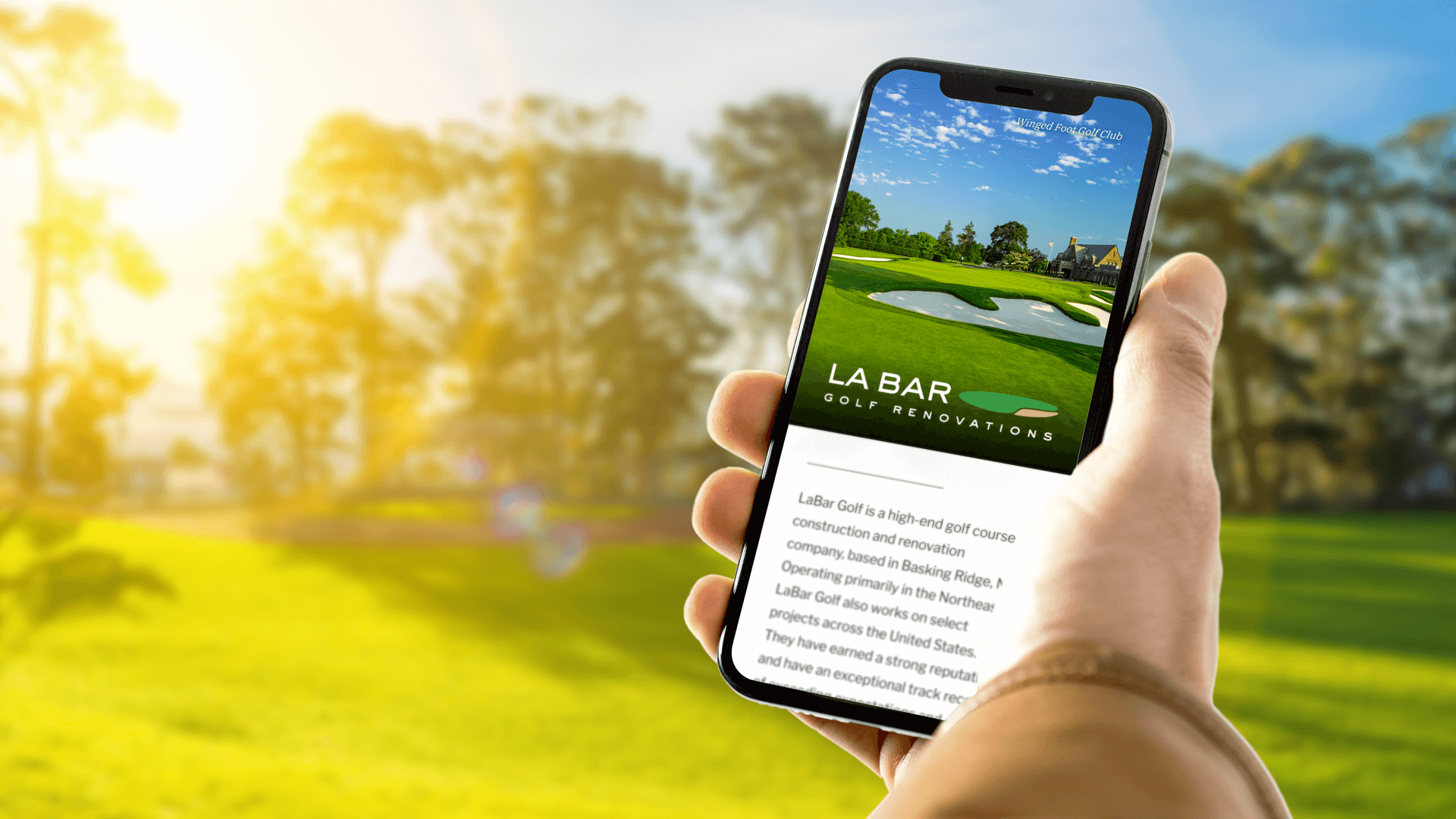 LaBar Gold Mobile Website Responsive Design