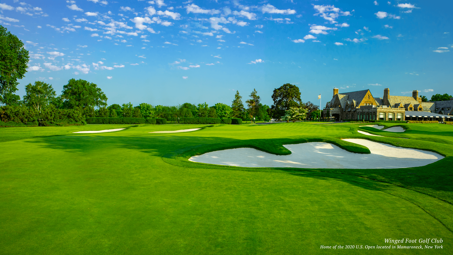 Winged Foot Golf Course home of the US Open in 2020 New york