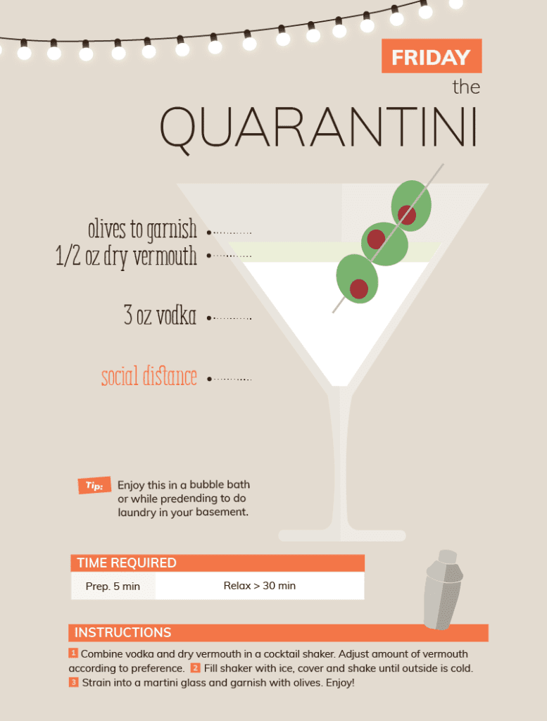 quarantini quarantine cocktail