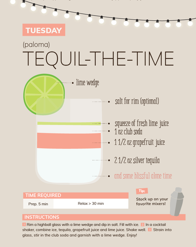 Tuesday tequilla tequil-the-time quarantine cocktail