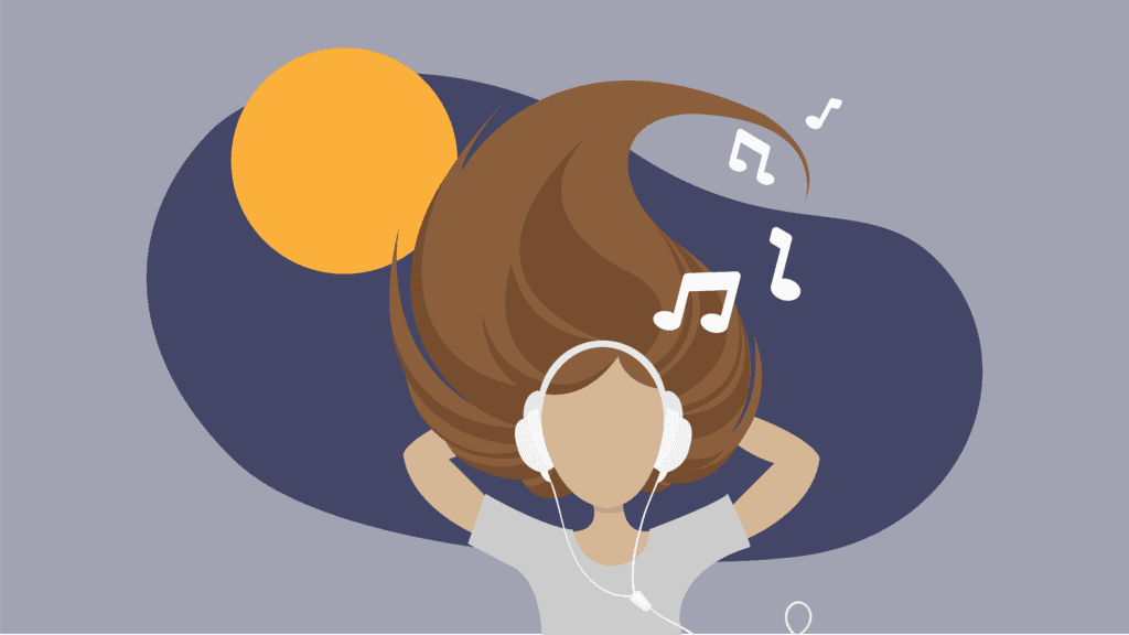 4 playlists to spice up your summer adventures girl listening to music