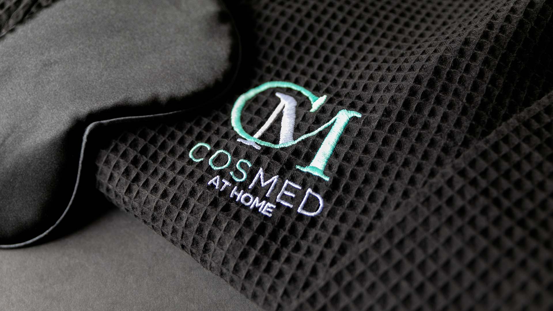 Cosmed custom embroidered robe