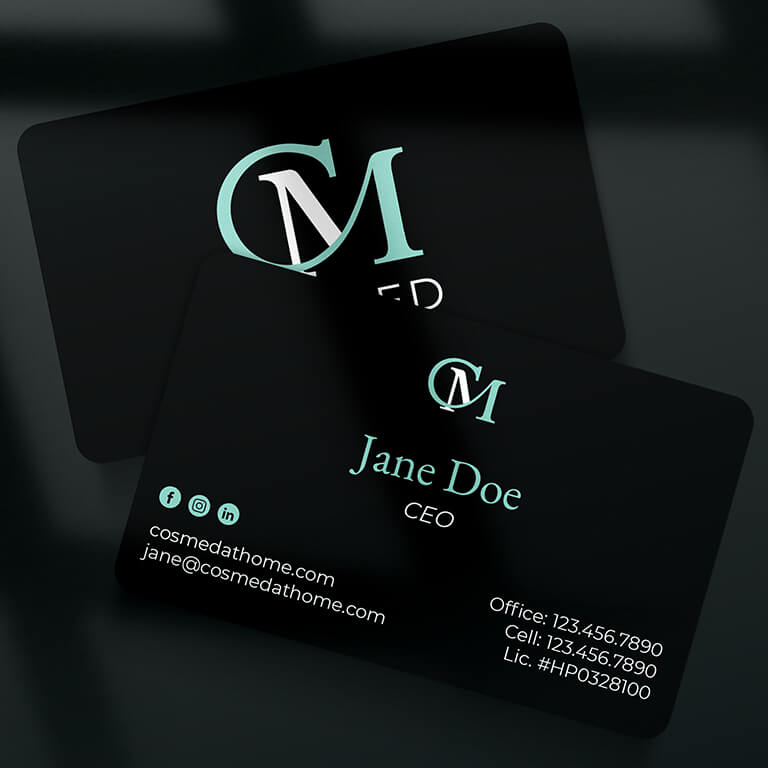 Cosmed business cards
